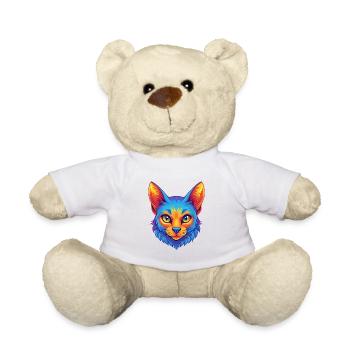 Brume australienne Chat race dessin animé Kawaii Animal Pe - Nounours - blanc - Devant