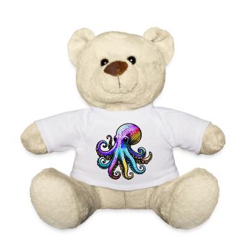 Krake - Teddy - Weiß - Vorne