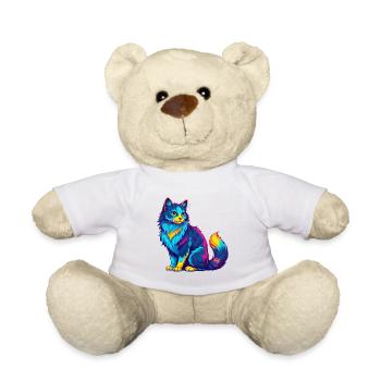 Turc Van Chat Race Dessin Animé Kawaii Animal Pet - Nounours - blanc - Devant