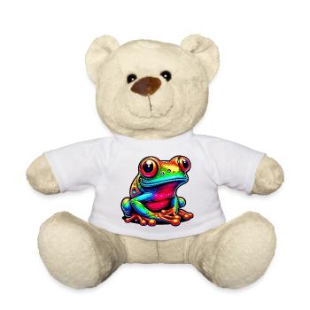 Frog - Teddy Bear - white - Front