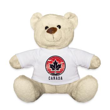 Kanada Ahornblatt Toronto - Teddy - Weiß - Vorne