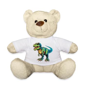 Dinosaur - Teddy Bear - white - Front