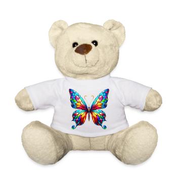 Butterfly - Teddy Bear - white - Front