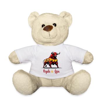 Der Stolz Gijón Flagge Design - Teddy - Weiß - Vorne