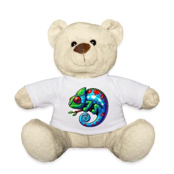 Chameleon - Teddy Bear - white - Front