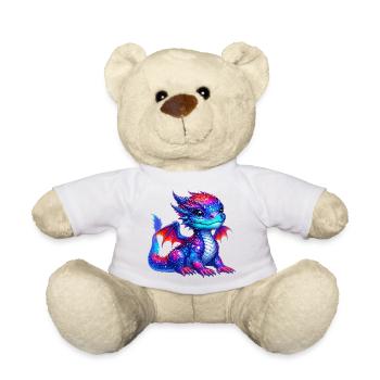 Dragon - Teddy Bear - white - Front