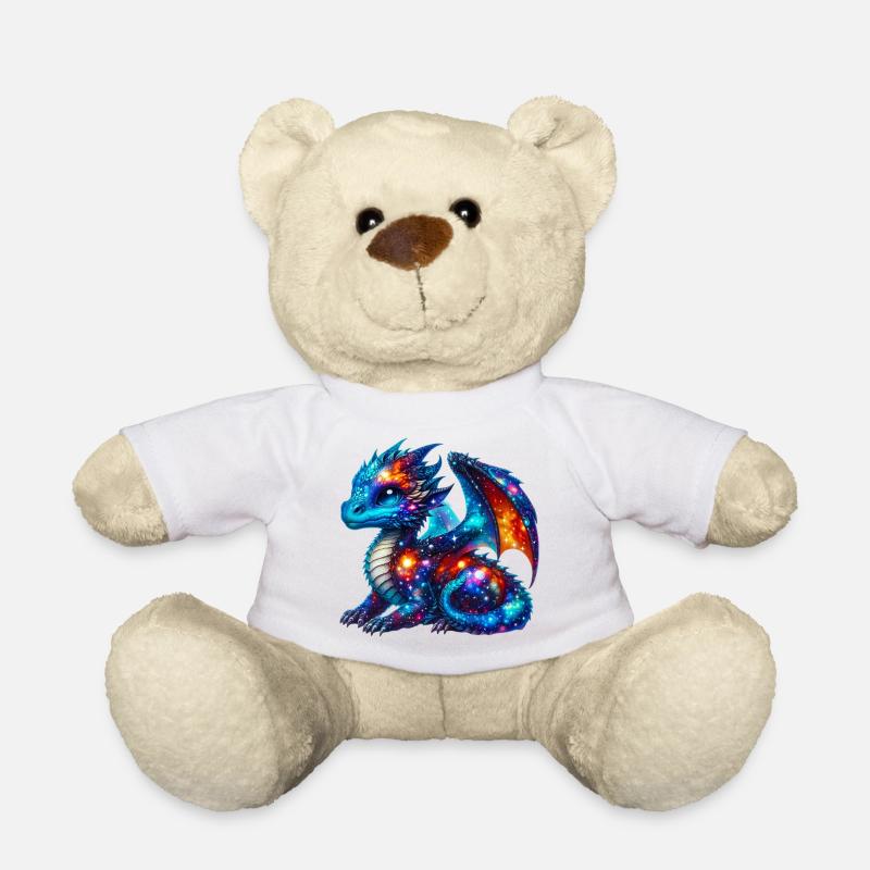 Drache - Teddy - Weiß