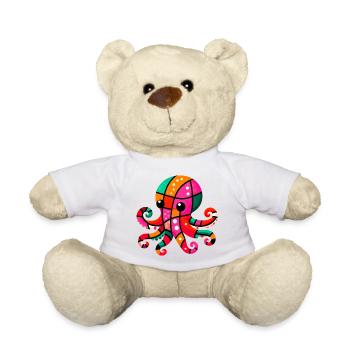 Pieuvre - Nounours - blanc - Devant
