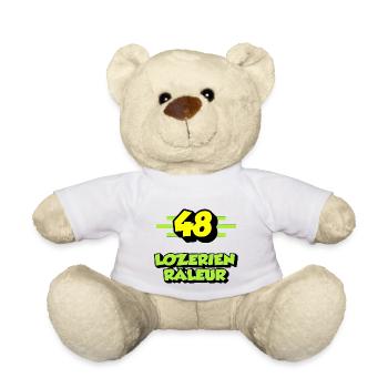 Lozérien râleur - Nounours - blanc - Devant