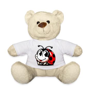 Marienkäfer - Teddy - Weiß - Vorne