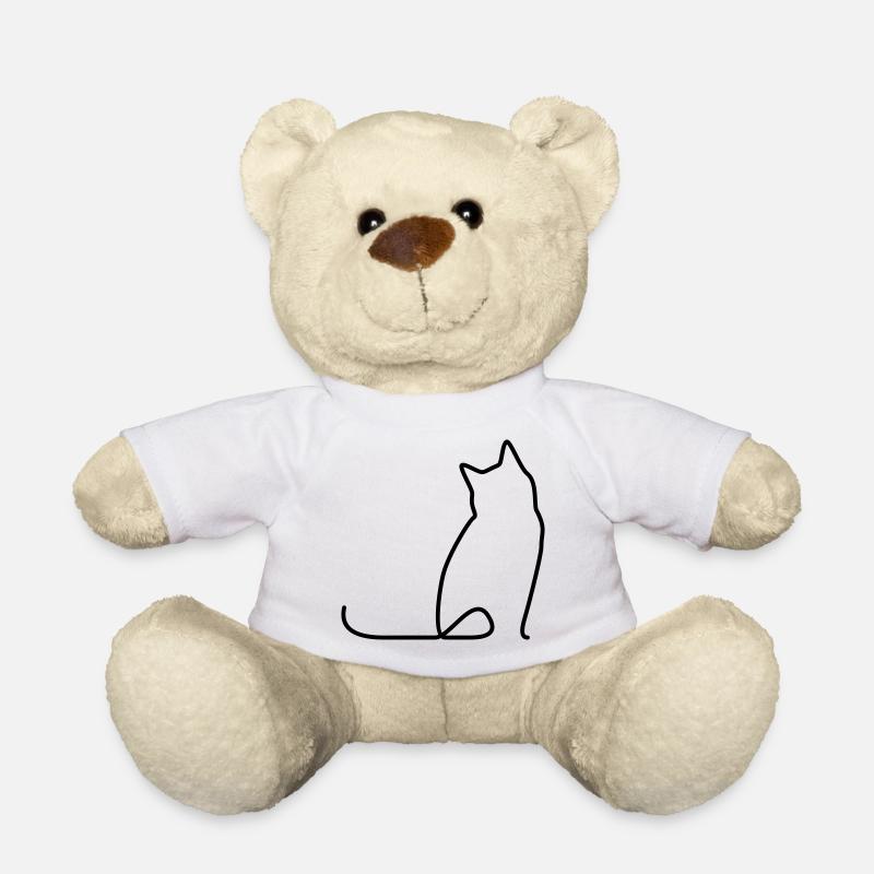 Cat 01 - Nounours - blanc