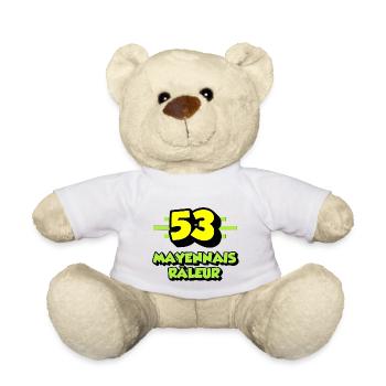 Mayennais râleur - Nounours - blanc - Devant