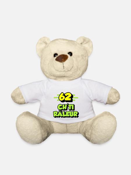 Ch'ti râleur - Nounours - blanc
