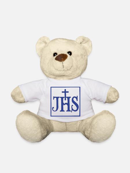 Iesus Hominum Salvator - Teddy - Weiß