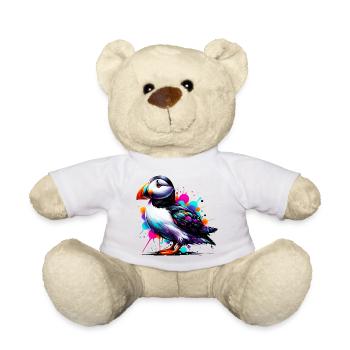 Puffin - Teddy Bear - white - Front