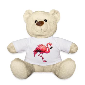 Flamant - Nounours - blanc - Devant