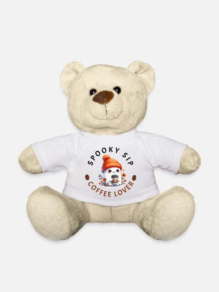 Amateur de café d’Halloween Sweet Spirit - Cadeau - Nounours - blanc