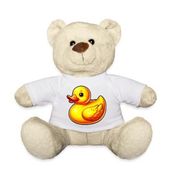 Duckling Duck Duck Duck - Teddy Bear - white - Front