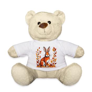 Lapin d’automne - Nounours - blanc - Devant