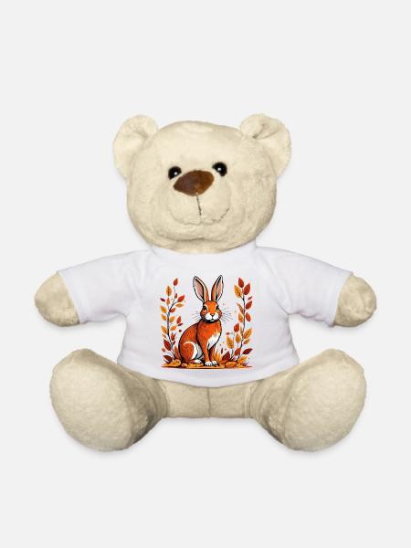Herbst-Kaninchen - Teddy - Weiß