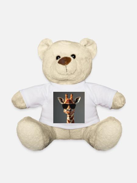 Girafe stylée - Nounours - blanc