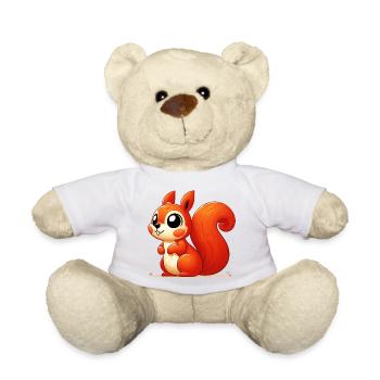 Squirrel - Teddy Bear - white - Front