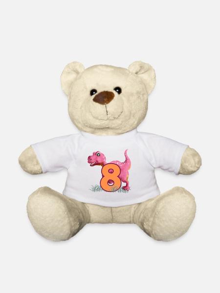 Nr.8 Dino - Teddy - Weiß