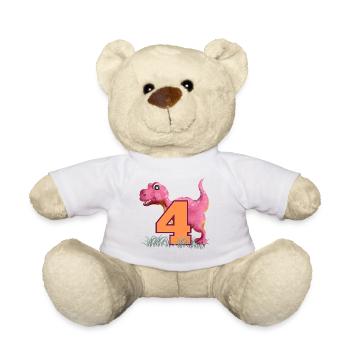Nr.4 Dino - Teddy - Weiß - Vorne