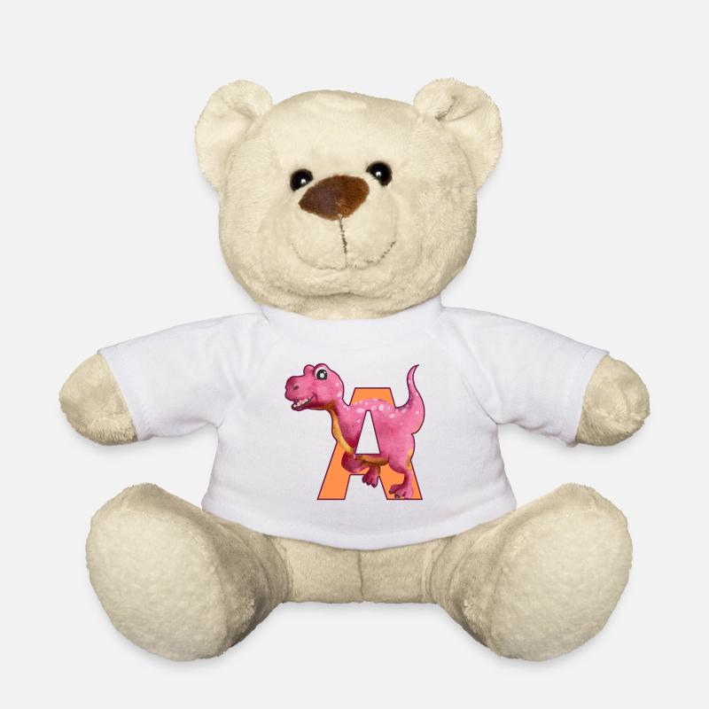 A - DINOSAURE, personnalisable - Nounours - blanc