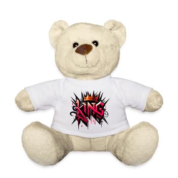 König Graffiti-Krone - Teddy - Weiß - Vorne