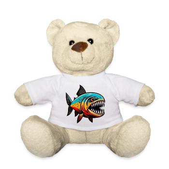 Piranha - Teddy Bear - white - Front