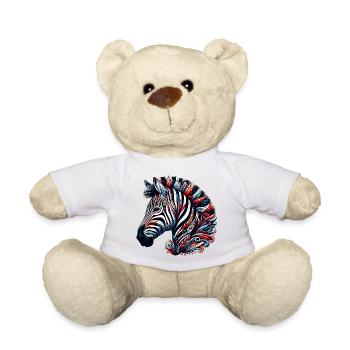 Zebra - Teddy - Weiß - Vorne