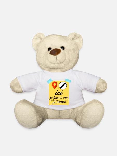 Hier mache ich, was ich will - Teddy - Weiß