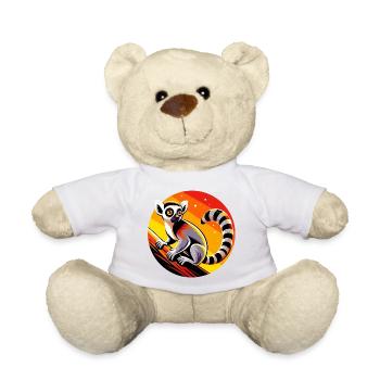 Lémurien - Nounours - blanc - Devant