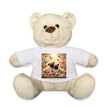 Sky-Shifting Pug Dog Lovers Design - Teddy Bear - white - Front