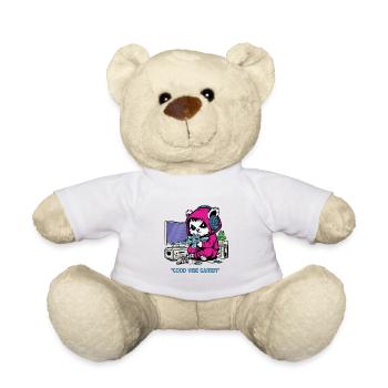 Good Vibe Gamer: Dein Episches Gaming-Gear - Teddy - Weiß - Vorne