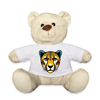 Cheetah - Teddy Bear - white - Front