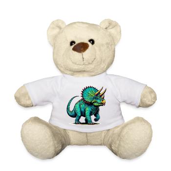 Dinosaure - Nounours - blanc - Devant