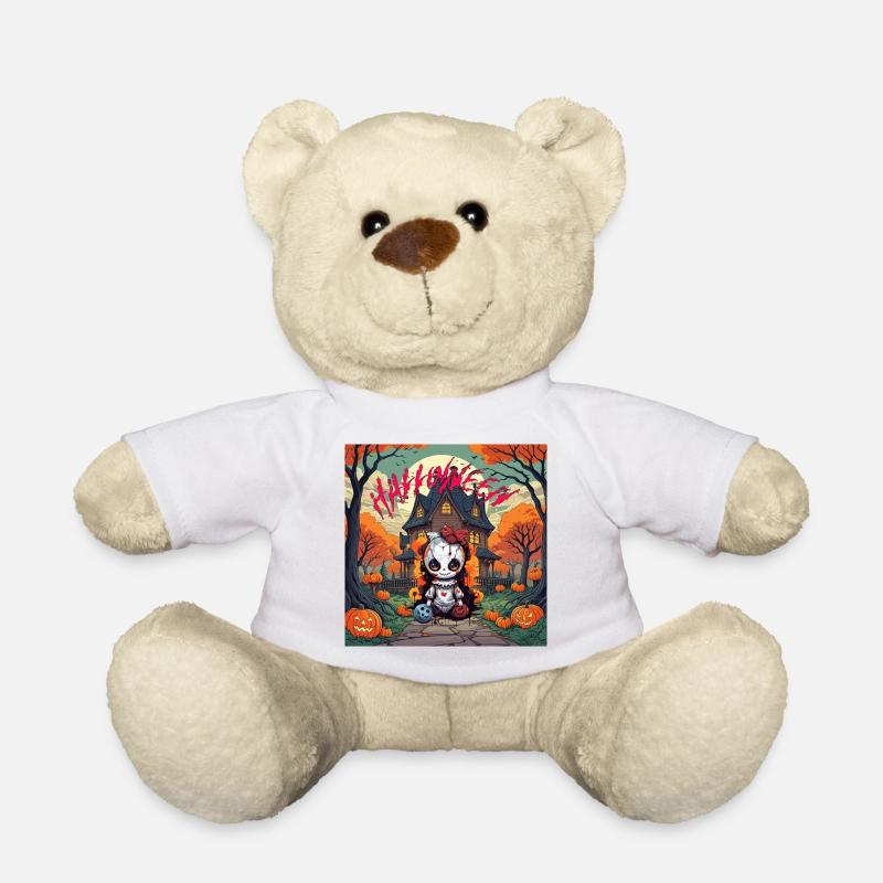 Halloween - Teddy Bear - white