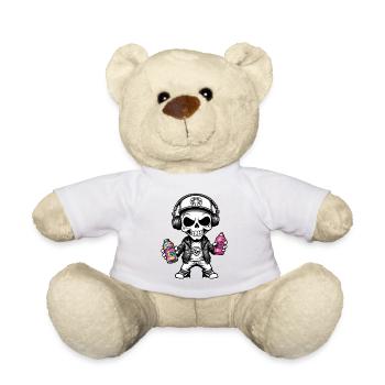 Graffiti Sprayer - Teddy - Weiß - Vorne