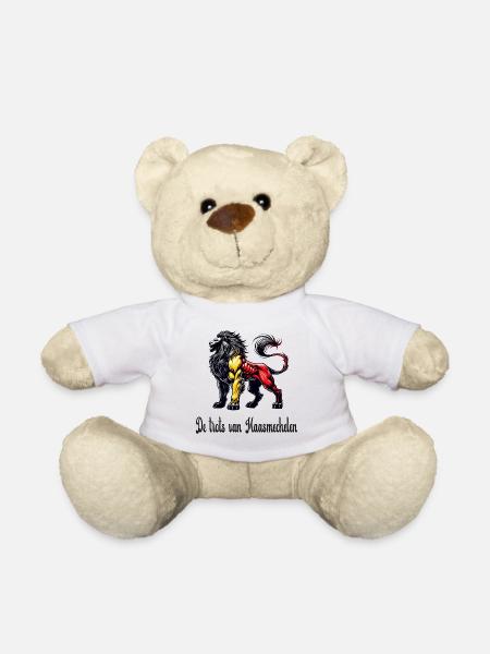 Motif du drapeau lion de Maasmechelen - Nounours - blanc