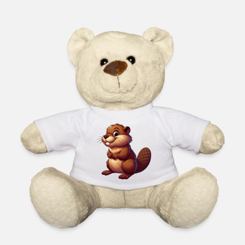 Castor - Nounours - blanc