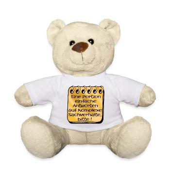 POPULISMUS - Teddy - Weiß - Vorne
