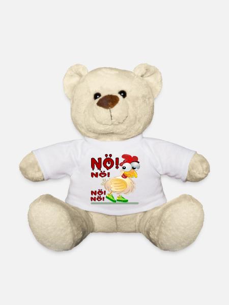 NÖ NEIN SAGEN - HÜHNER HÜHNERSTALL - Teddy - Weiß