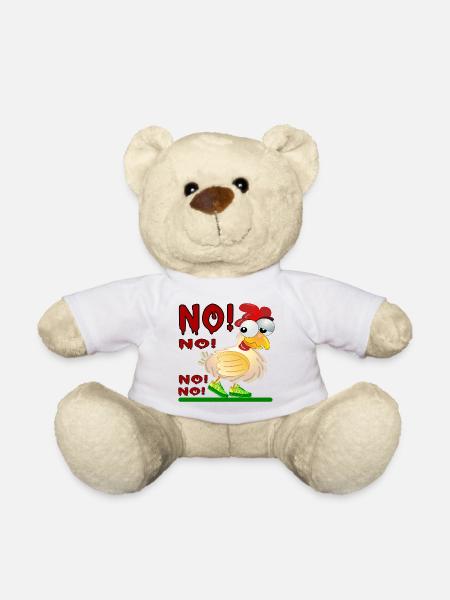 ANTWORT NEIN - HÜHNERSTALL - Teddy - Weiß