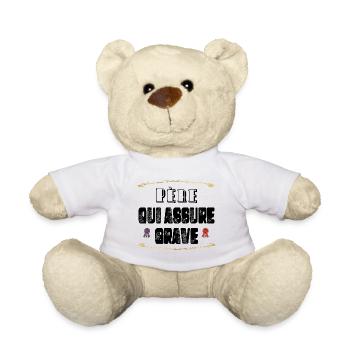 Père Qui Assure Grave - Nounours - blanc - Devant