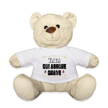 Tata Qui Assure Grave - Nounours - blanc - Devant
