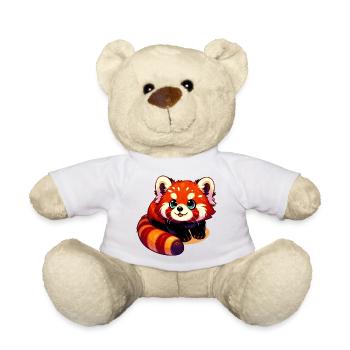 Kleiner Panda - Teddy - Weiß - Vorne