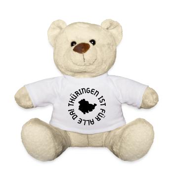Thüringen ist für ALLE da - Teddy - Weiß - Vorne