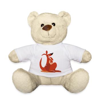 Kangaroos Australia - Teddy Bear - white - Front